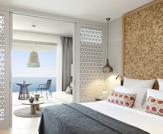 غرفة عائلية بسرير مزدوج بإطلالة على البحر مع أريكة، Marbella Elix 1/4