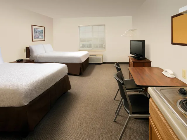 غرفة قياسية بسريرين مزدوجين، WoodSpring Suites Houston I-10 West 3/6