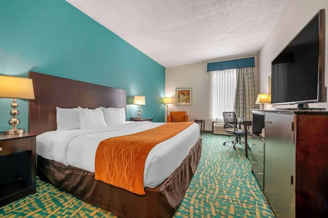 غرفة قياسية بسرير كينج، Comfort Inn & Suites Fort Lauderdale West Turnpike 3/10