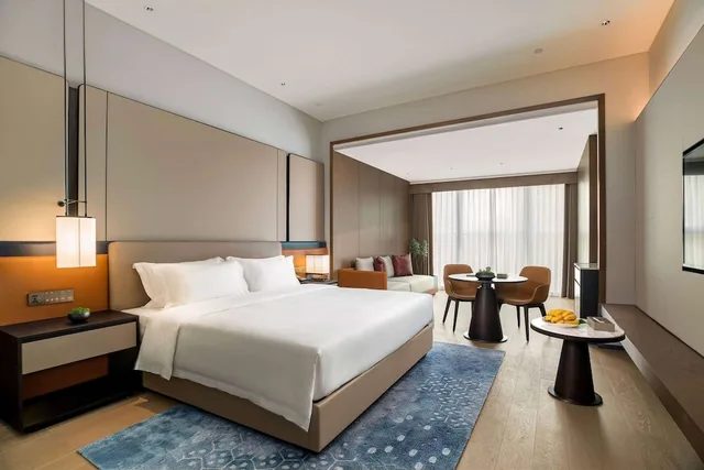 غرفة ديلوكس بسرير كينج للمدخنين، Wyndham Grand Plaza Royale Yujia Anhua 1/1