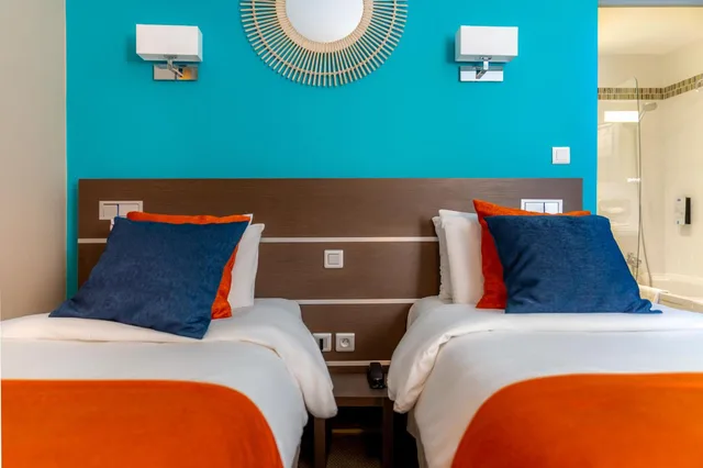 غرفة بسريرين منفصلين، Hotel Kyriad Avignon Palais des Papes 9/10