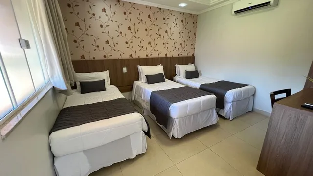 غرفة ديلوكس ثلاثية بثلاثة أسرّة، Cataratas Park Hotel e Eventos 2/8