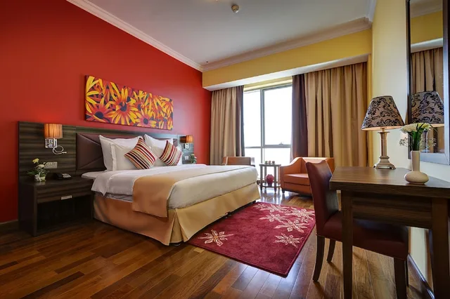 جناح رئاسي بسريرين كينج وسرير فردي، Abidos Hotel Apartments Dubailand 2/6