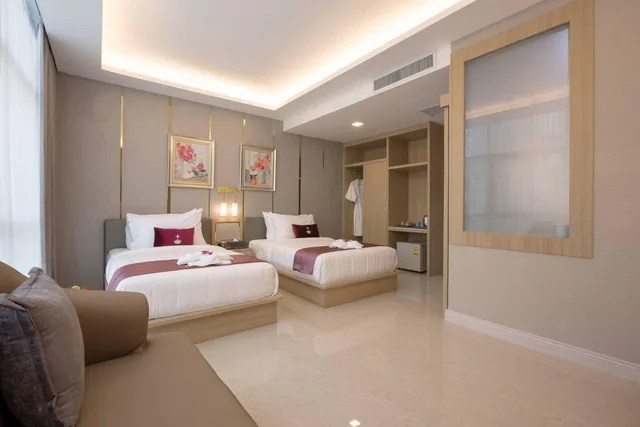 غرفة سوبيريور بسريرين منفصلين، Elegant Bangkok Hotel 5/10