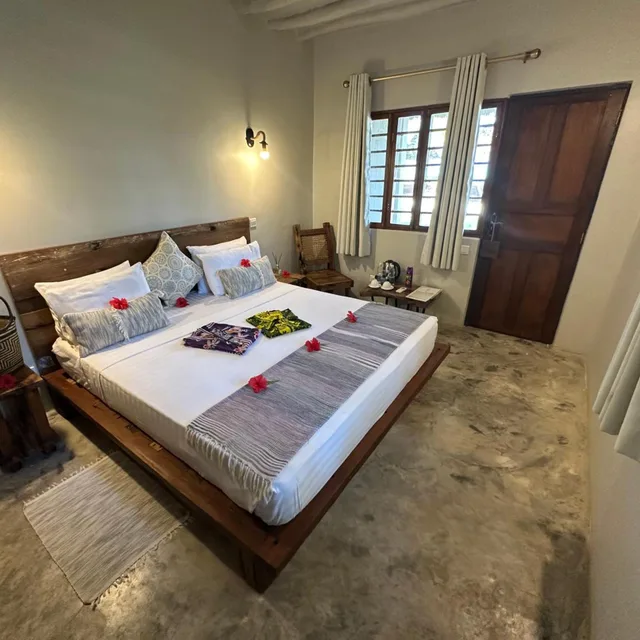 غرفة قياسية بسرير مزدوج، Ndame Beach Lodge 2/3