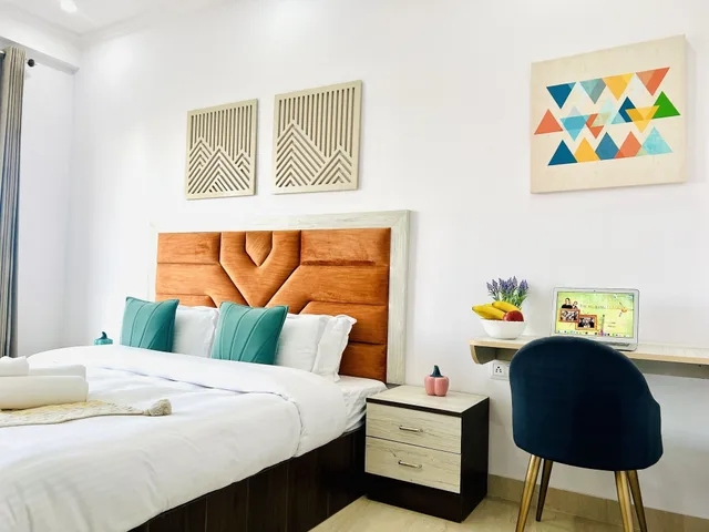 شقة بريميير بسرير كينج بغرفة نوم واحدة، ZEN Suites Golf Course Road 3/4