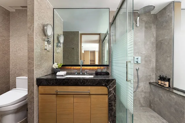 شقة تنفيذية بسرير كينج بإطلالة على المدينة بغرفة نوم واحدة بمطبخ، Ascott IFC Guangzhou 8/10