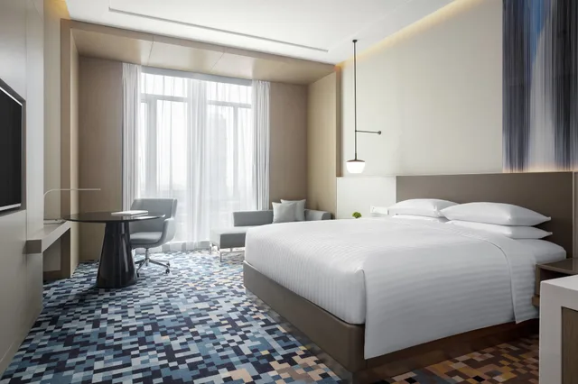 جناح تنفيذي بسرير كينج بإطلالة على المدينة، Courtyard By Marriott Shanghai Minhang 1/3