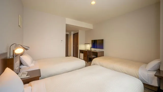 غرفة قياسية ثلاثية بسرير فردي، Jr-East Hotel Mets Fukushima 2/4