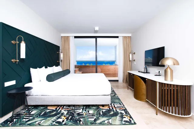 جناح رئاسي بسرير كينج بإطلالة على البحر بغرفتي نوم، Mangrove Beach Corendon Curacao All-Inclusive Resort, Curio by Hilton 6/9