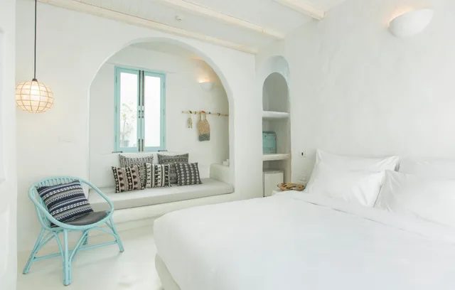 غرفة بسرير مزدوج بشرفة، Resort de Paskani 4/9