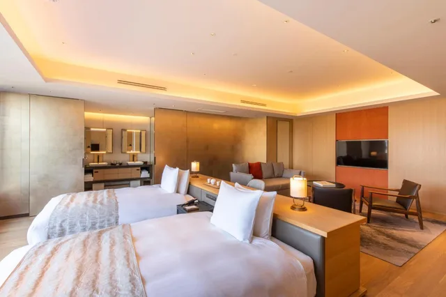 غرفة تنفيذية بسريرين منفصلين مع دخول الصالة، The Hotel Seiryu Kyoto Kiyomizu 3/8