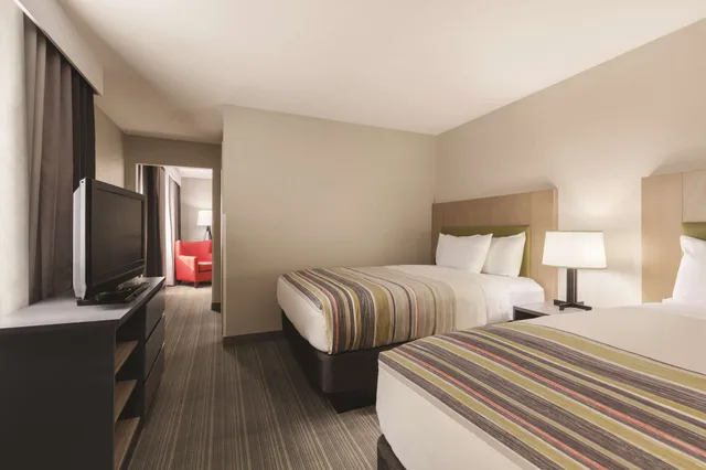 جناح بسريرين مزدوجين بغرفة نوم واحدة، Country Inn and Suites By Radisson Bakersfield, CA 1/5