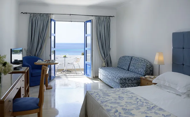 Room, 1 Double and 1 Single Bed, Sea View, Mitsis Norida 2/3