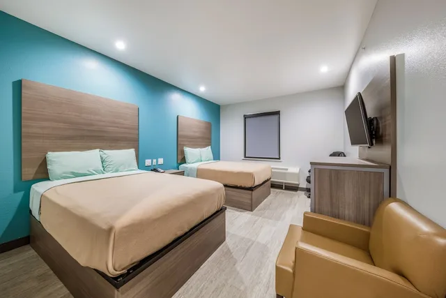 غرفة أساسية بسريرين مزدوجين، Scottish Inns Campus Fort Worth 1/2