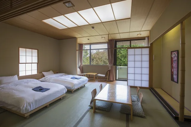 Japanese, Zen, Superior, Twin Beds, 3 Futon Beds، Hakone Kowakien Miyamafurin 1/2