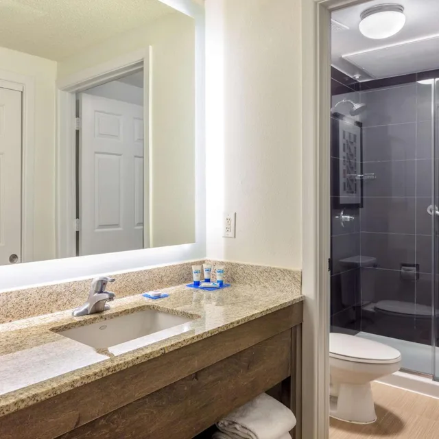 جناح بسرير كينج بغرفة نوم واحدة، Hyatt House Houston Galleria 1/3
