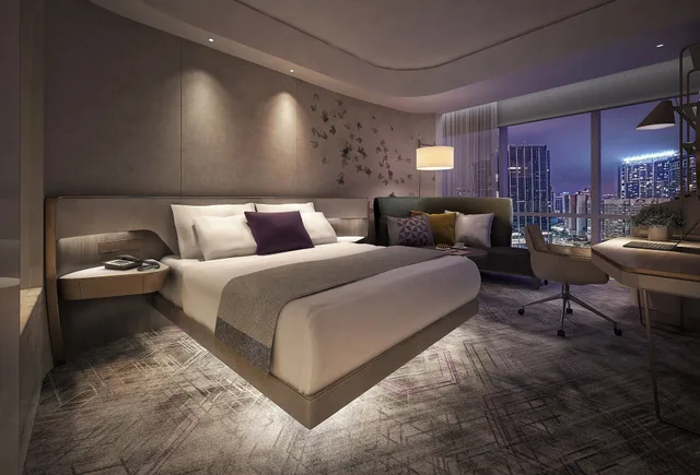 جناح بسرير فردي بغرفة نوم واحدة، Crowne Plaza Kuala Lumpur City Centre 1/4