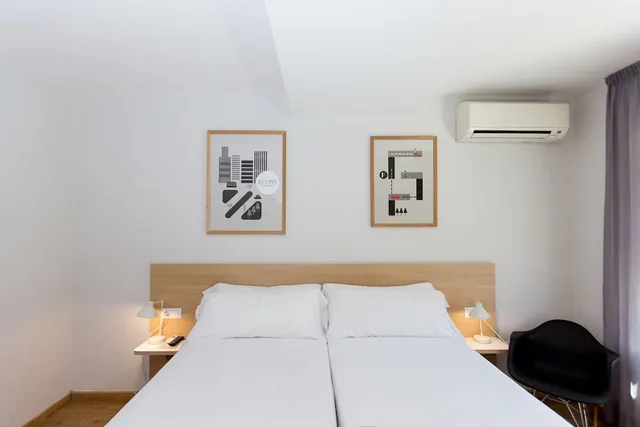 غرفة قياسية مفردة بسريرين منفصلين، ROOMS CIENCIAS 3/8