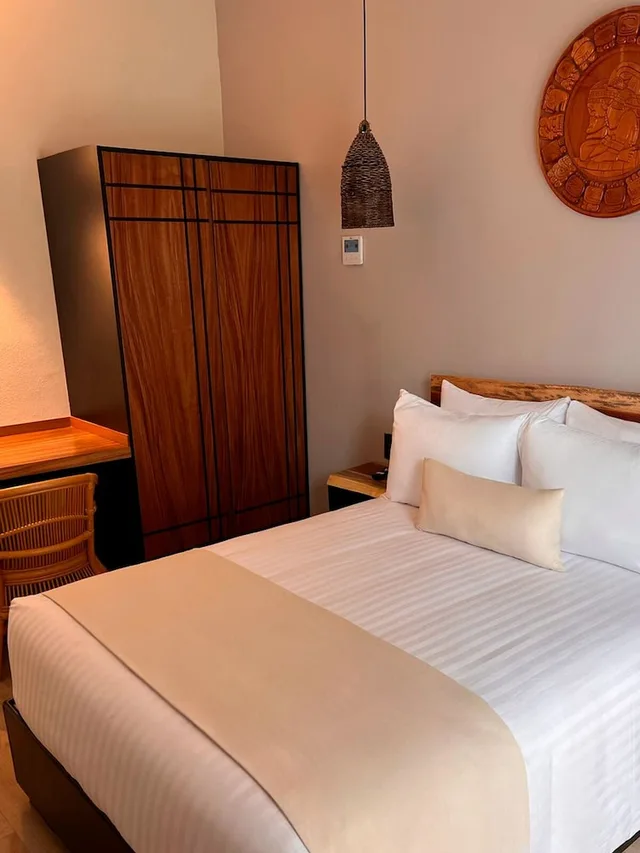 غرفة قياسية بسرير مزدوج بإطلالة على الحديقة، Hotel Gafsacomm Tulum Aeropuerto 1/8