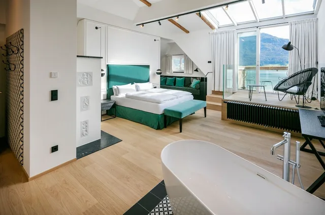 Panoramic, Studio, Suite, King Bed, Lake View, Balcony, Hotel Landhaus zu Appesbach 1/1