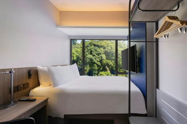 غرفة قياسية بسرير كوين، Travelodge Harbourfront Singapore 1/1