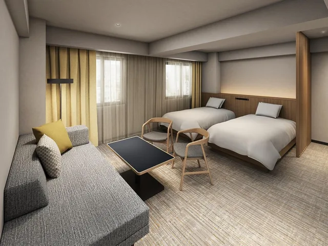 Renovated, Premier, Twin Beds, Smoking، Richmond Hotel Nagoya Nayabashi 1/1