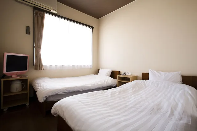 غرفة بسريرين منفصلين، Harbor Hotel Kaigetsu 1/1