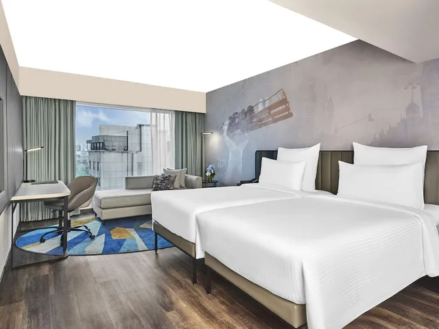 غرفة قياسية بسريرين منفصلين، Novotel Mumbai International Airport 1/5