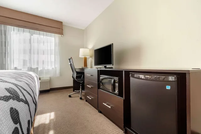 غرفة قياسية بسرير كينج، Sleep Inn & Suites Devils Lake, ND 6/10