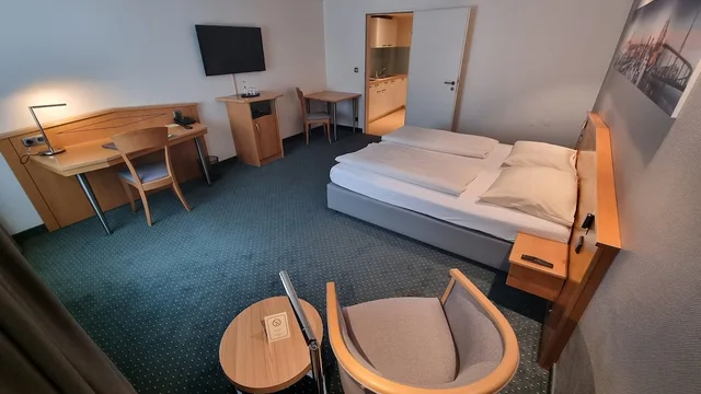 شقة بسرير مزدوج، Hotel Panorama Hamburg-Harburg 4/6