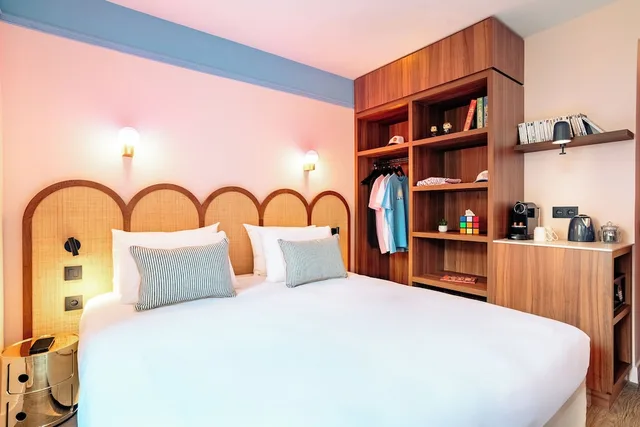 غرفة كلاسيكية مفردة بسرير كوين، Rockypop Marseille Hotel 2/4