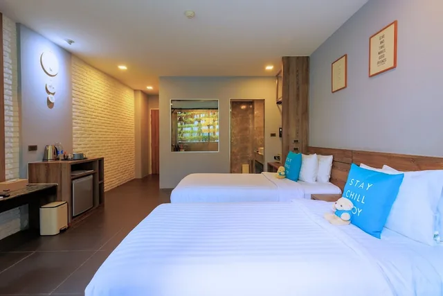 غرفة ديلوكس بسريرين منفصلين، Cross Vibe Chiang Mai Decem 3/10