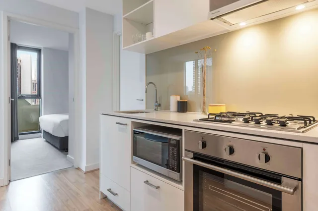 شقة بسريرين كوين بغرفتي نوم، Oaks Melbourne Southbank Suites 10/10