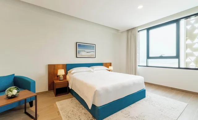 شقة بسرير كينج بغرفتي نوم، Beach Bay Hotel Mirfa, Edge by Rotana 1/8