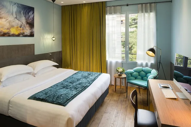 غرفة رومانسية بسرير مزدوج، Hotel Spa La Belle Juliette 1/4