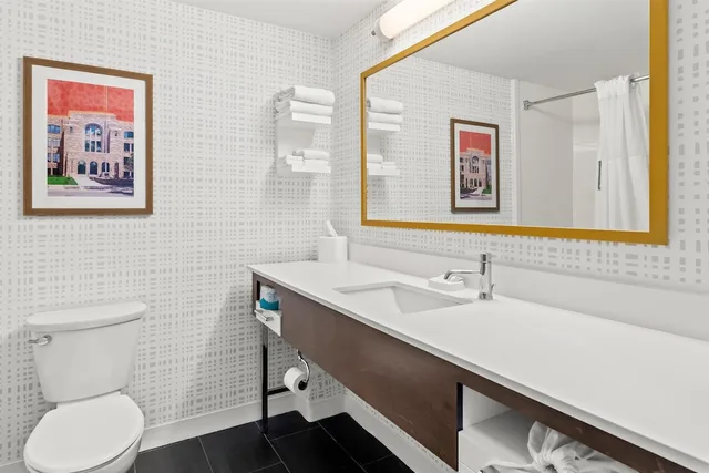 استوديو بسرير كينج مع أريكة لذوي الإعاقة، Hampton Inn Laramie 6/8