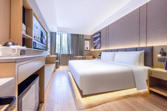 غرفة سوبيريور بسرير كوين، Atour X Hotel Majiabao Metro Station Beijing South Railway Station 1/1