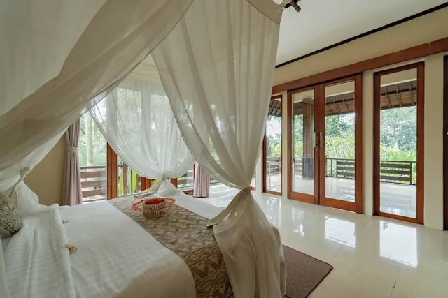 فيلا بسريرين مزدوجين بـ3 غرف نوم بمسبح خاص، Budhi Ayu Villas Ubud 8/10