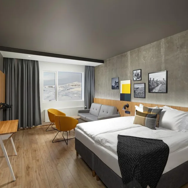 غرفة عائلية بسرير مزدوج، Myvatn - Berjaya Iceland Hotels 2/10