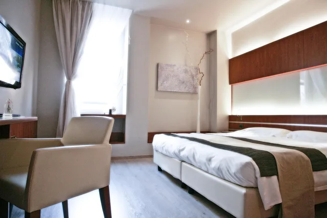غرفة بسرير مزدوج أو سريرين منفصلين، Best Western Hotel Madison 1/10