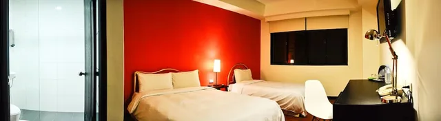 غرفة إليت ثلاثية بسرير مزدوج وسرير فردي، Quemoy Hotel 1/1