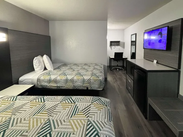 غرفة قياسية بسريرين مزدوجين، Motel6 Meridian, MS 2/6