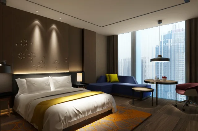 غرفة سوبيريور بسرير كوين، Grand Skylight International Hotel Blog Baoan Shenzhen New Int L Exhibition Center 1/2