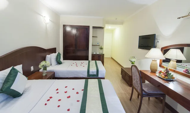 غرفة ديلوكس بسرير كينج بإطلالة على البحر، Nha Trang Lodge 10/10