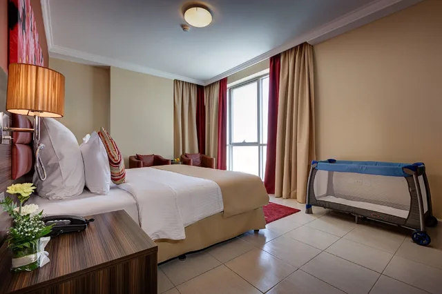 شقة بسرير كينج بغرفة نوم واحدة، Abidos Hotel Apartments Dubailand 4/6