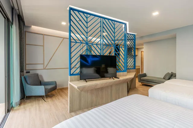 غرفة ديلوكس رباعية، Bluesotel Smart Krabi Aonang Beach Adults Only 5/10