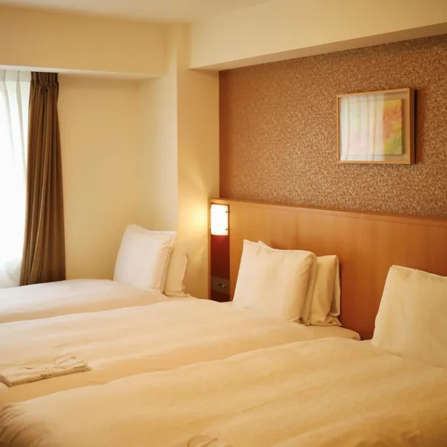 غرفة ثلاثية، Hotel The West Hills Mito 1/6