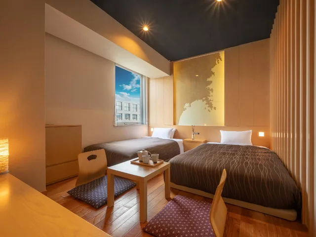 Design, Twin Beds, Sendai Washington Hotel 1/1