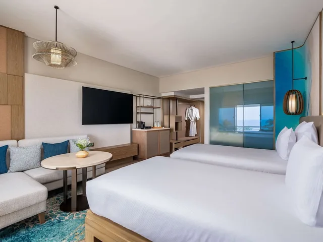 غرفة ديلوكس بسرير مزدوج بإطلالة على الحديقة، Pullman Phuket Karon Beach Resort 3/10